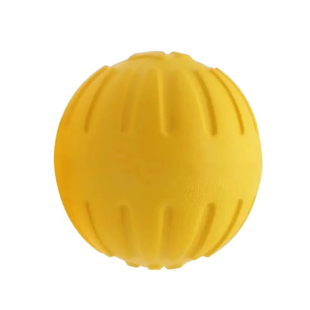 Durable Dog Ball Toy with Grooved Surface for Enhanced Grip and Playtime Fun