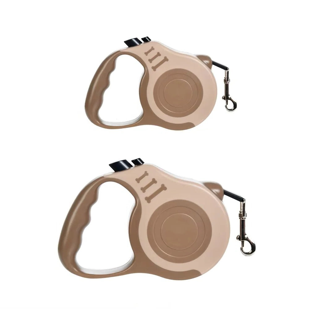 Durable Retractable Dog Leash with Strong Nylon Tape - Adjustable Length, Ergonomic Handle, Perfect for Small to Large Dogs