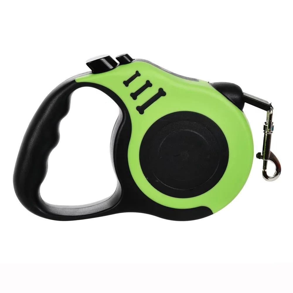 Durable Retractable Dog Leash with Strong Nylon Tape - Adjustable Length, Ergonomic Handle, Perfect for Small to Large Dogs