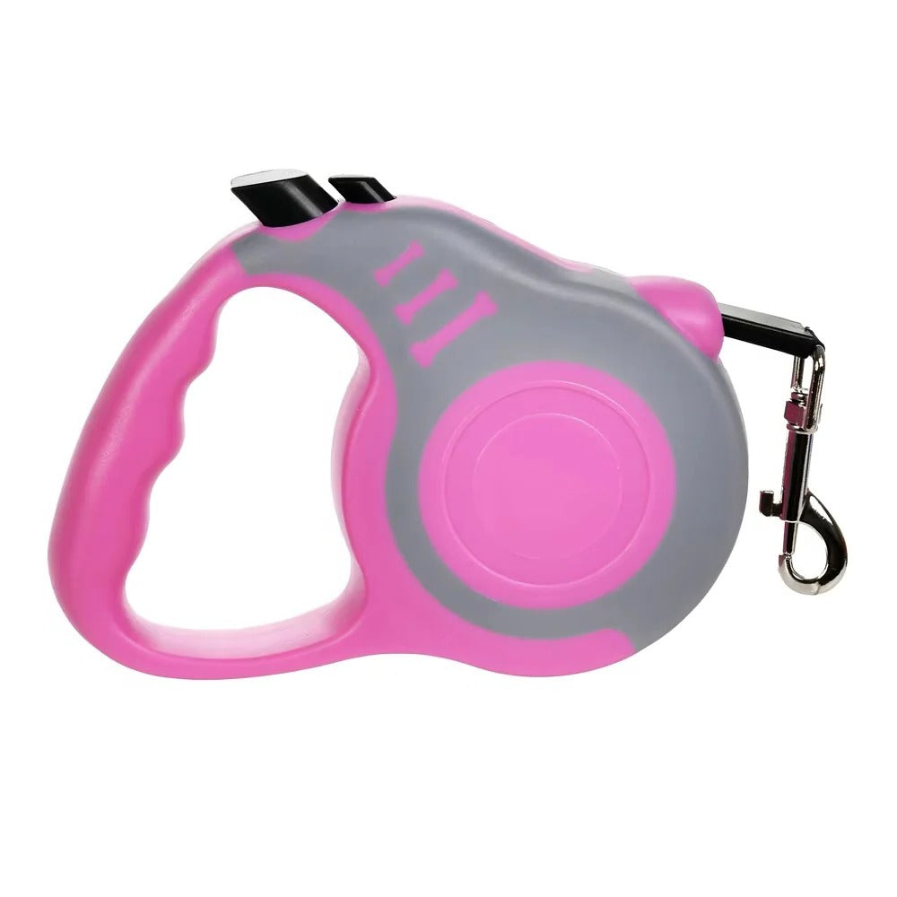 Durable Retractable Dog Leash with Strong Nylon Tape - Adjustable Length, Ergonomic Handle, Perfect for Small to Large Dogs