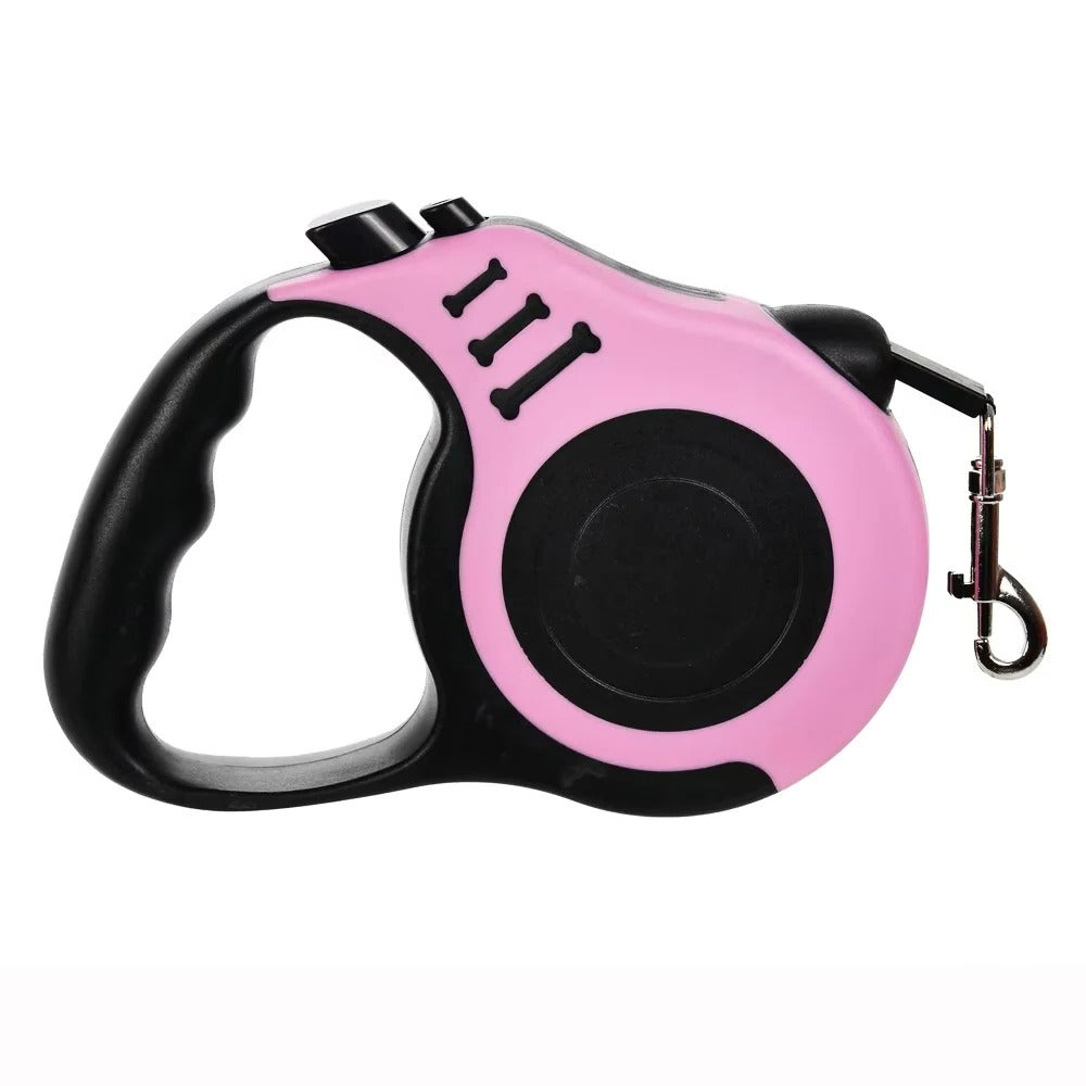 Durable Retractable Dog Leash with Strong Nylon Tape - Adjustable Length, Ergonomic Handle, Perfect for Small to Large Dogs