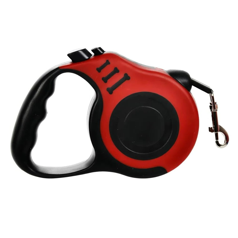Durable Retractable Dog Leash with Strong Nylon Tape - Adjustable Length, Ergonomic Handle, Perfect for Small to Large Dogs
