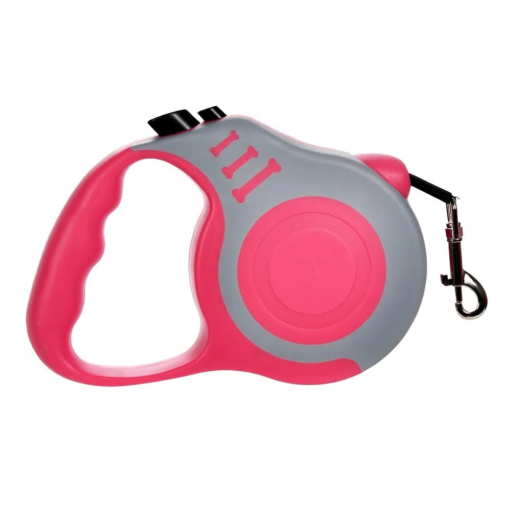 Durable Retractable Dog Leash with Strong Nylon Tape - Adjustable Length, Ergonomic Handle, Perfect for Small to Large Dogs