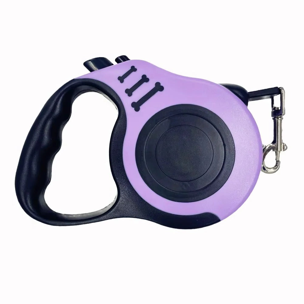 Durable Retractable Dog Leash with Strong Nylon Tape - Adjustable Length, Ergonomic Handle, Perfect for Small to Large Dogs