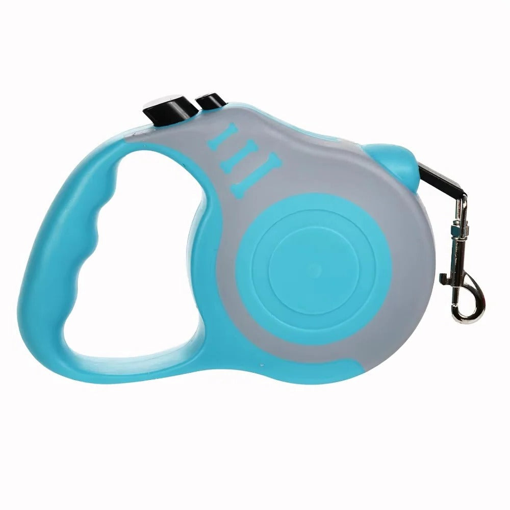 Durable Retractable Dog Leash with Strong Nylon Tape - Adjustable Length, Ergonomic Handle, Perfect for Small to Large Dogs
