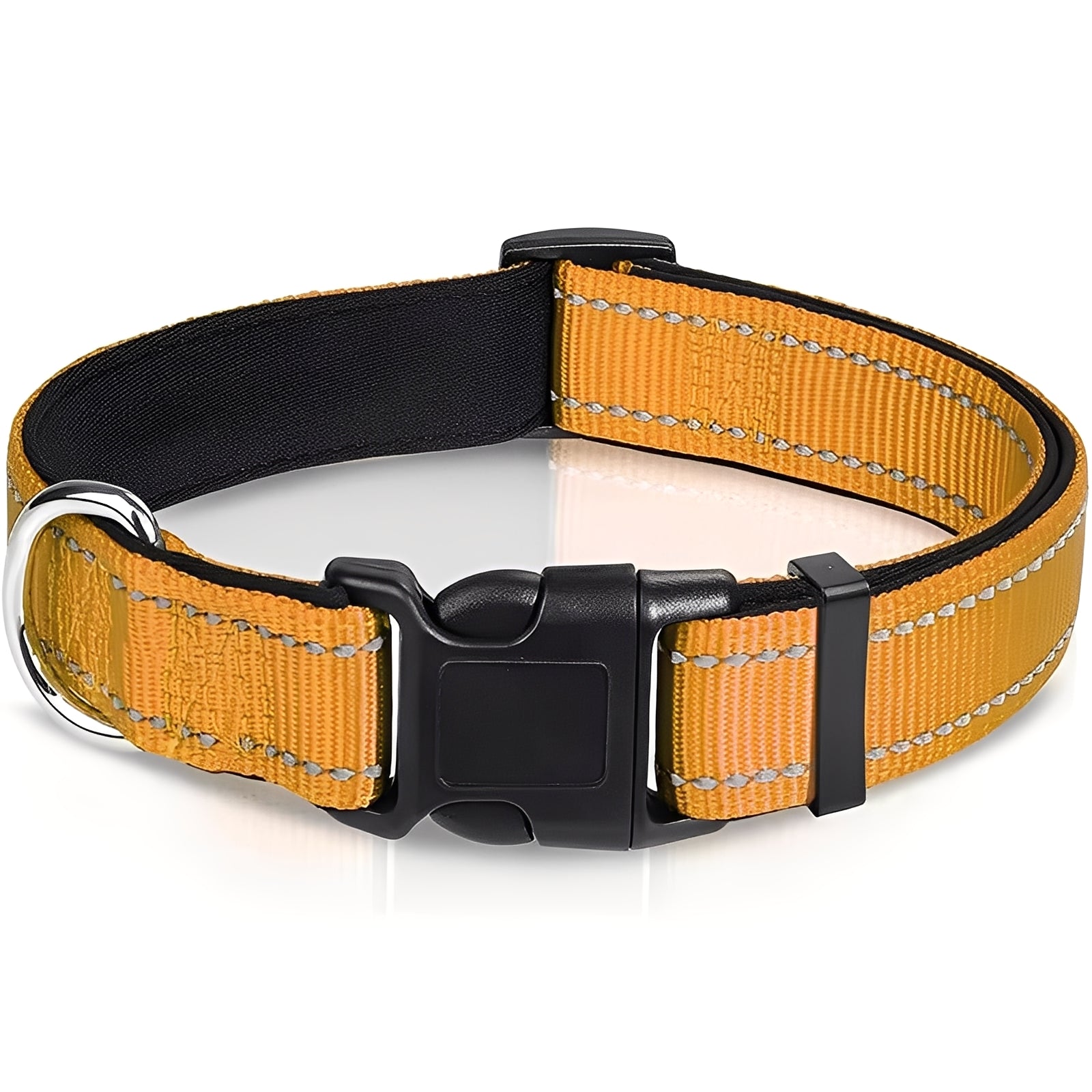 Adjustable Nylon Dog Collar with Durable Clip Buckle - Comfortable & Stylish Pet Accessory