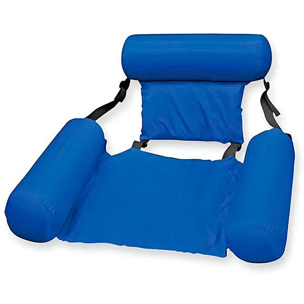 Comfortable Floating Water Chair with Backrest - Ideal for Pool and Beach Relaxation
