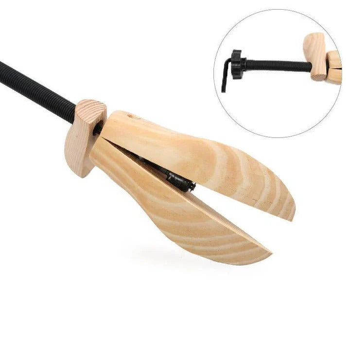 Adjustable Wood Shoe Trees for Perfect Shoe Shape Support - Premium Fit & Durability