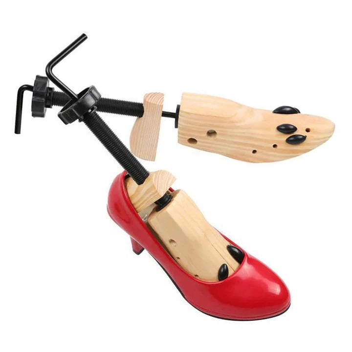 Adjustable Wood Shoe Trees for Perfect Shoe Shape Support - Premium Fit & Durability