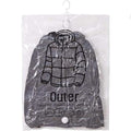 Set of 4 Hanging Vacuum Storage Bags for Closet Organization - Space-Saving, Durable & Reusable
