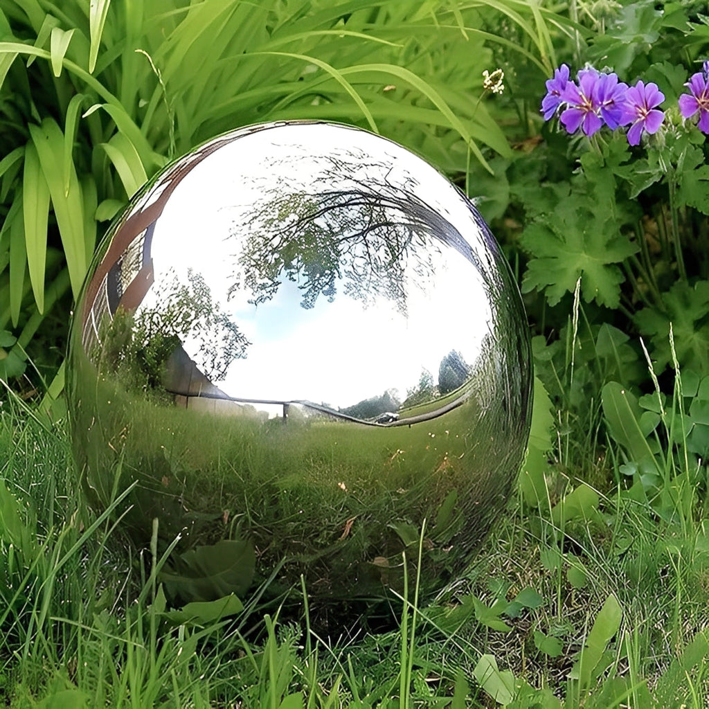 Stainless Steel Garden Decorative Viewing Balls - Elegant Outdoor Accents for Landscaping & Home Decor