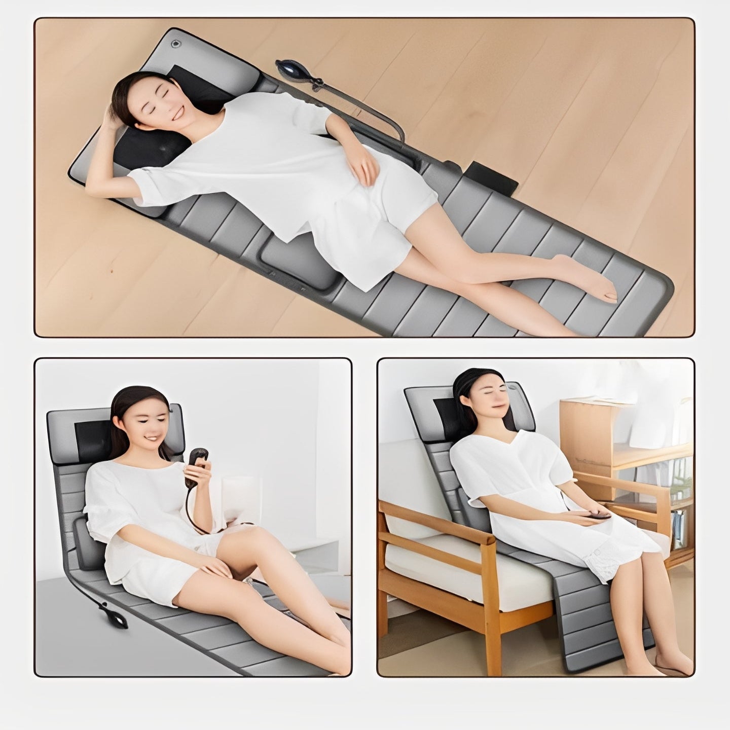 Adjustable Massage Mat with Heat Function - Multiple Modes for Ultimate Relaxation