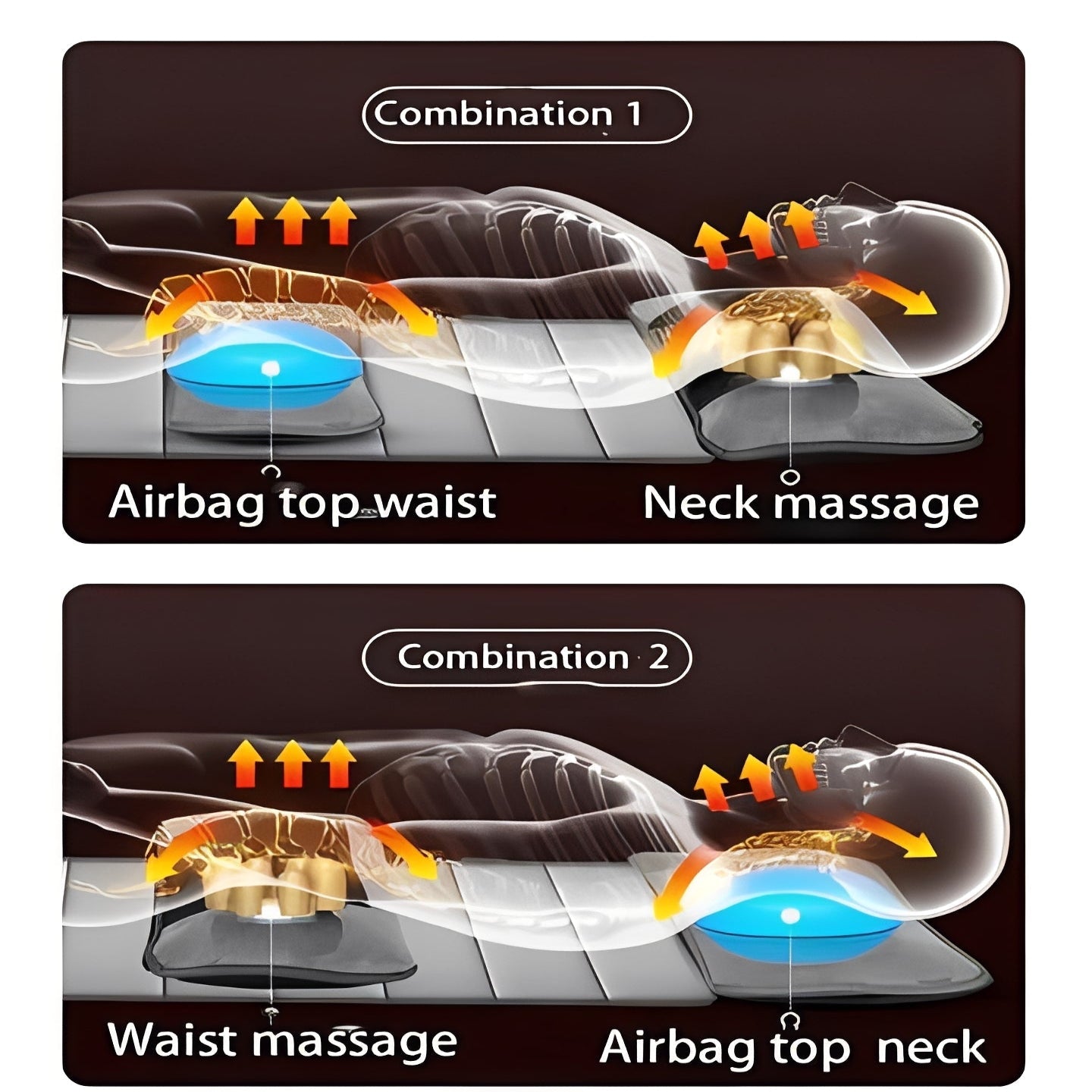Adjustable Massage Mat with Heat Function - Multiple Modes for Ultimate Relaxation