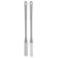 Toe Gap Cleaning Brush Set with Ergonomic Handle - 2 Piece Foot Care Tool for Deep Cleaning Between Toes