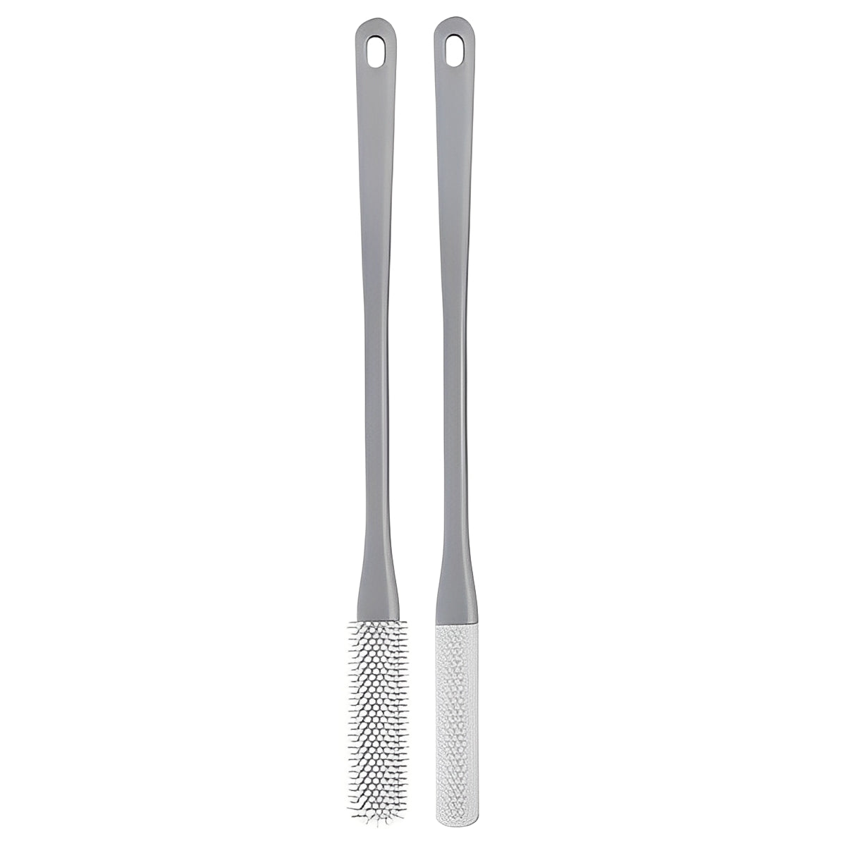 Toe Gap Cleaning Brush Set with Ergonomic Handle - 2 Piece Foot Care Tool for Deep Cleaning Between Toes