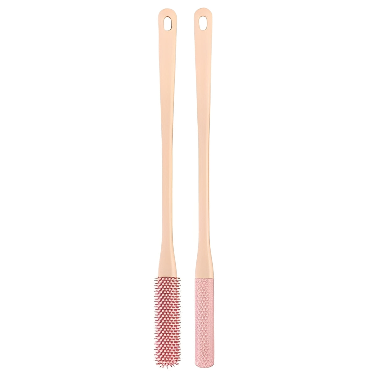 Toe Gap Cleaning Brush Set with Ergonomic Handle - 2 Piece Foot Care Tool for Deep Cleaning Between Toes