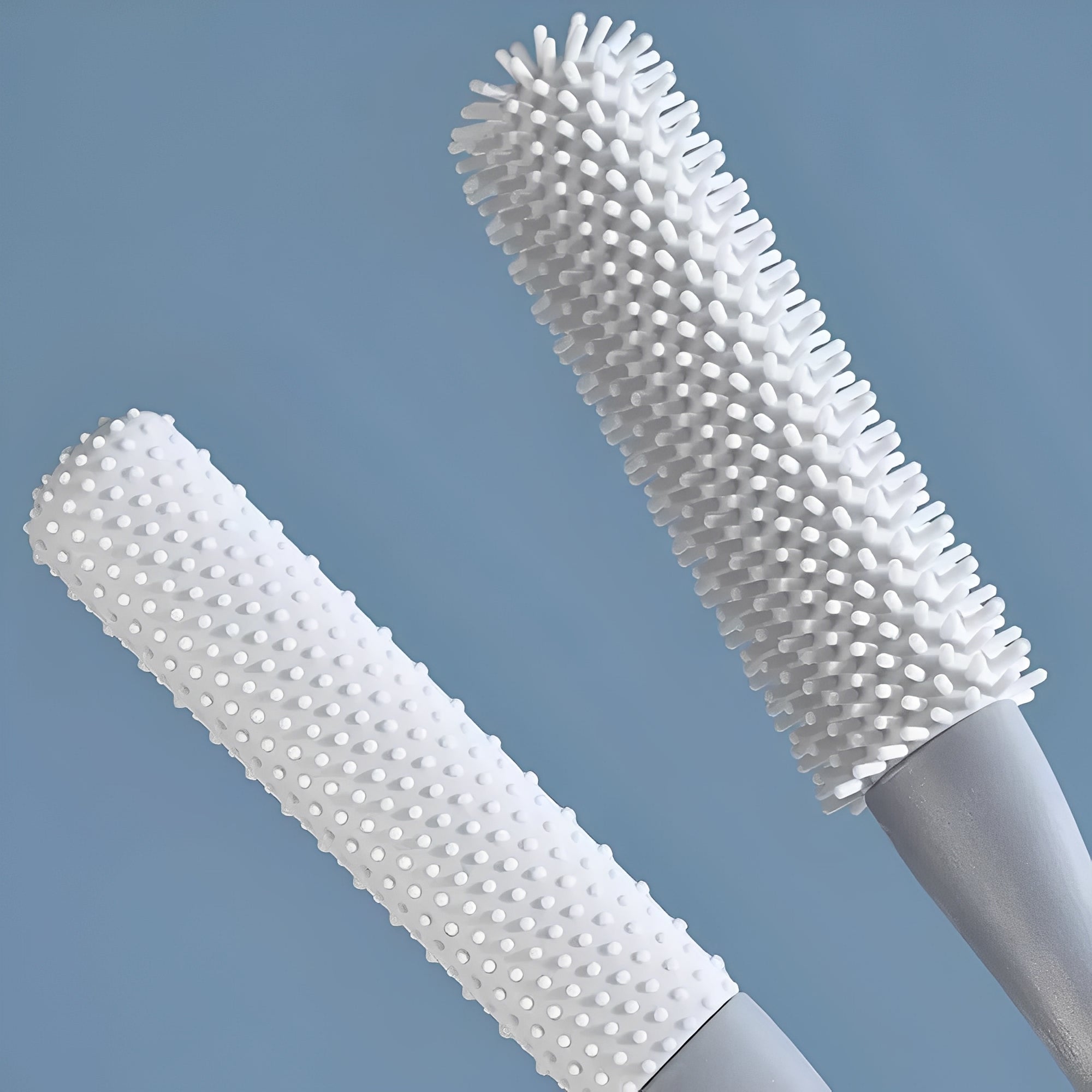 Toe Gap Cleaning Brush Set with Ergonomic Handle - 2 Piece Foot Care Tool for Deep Cleaning Between Toes