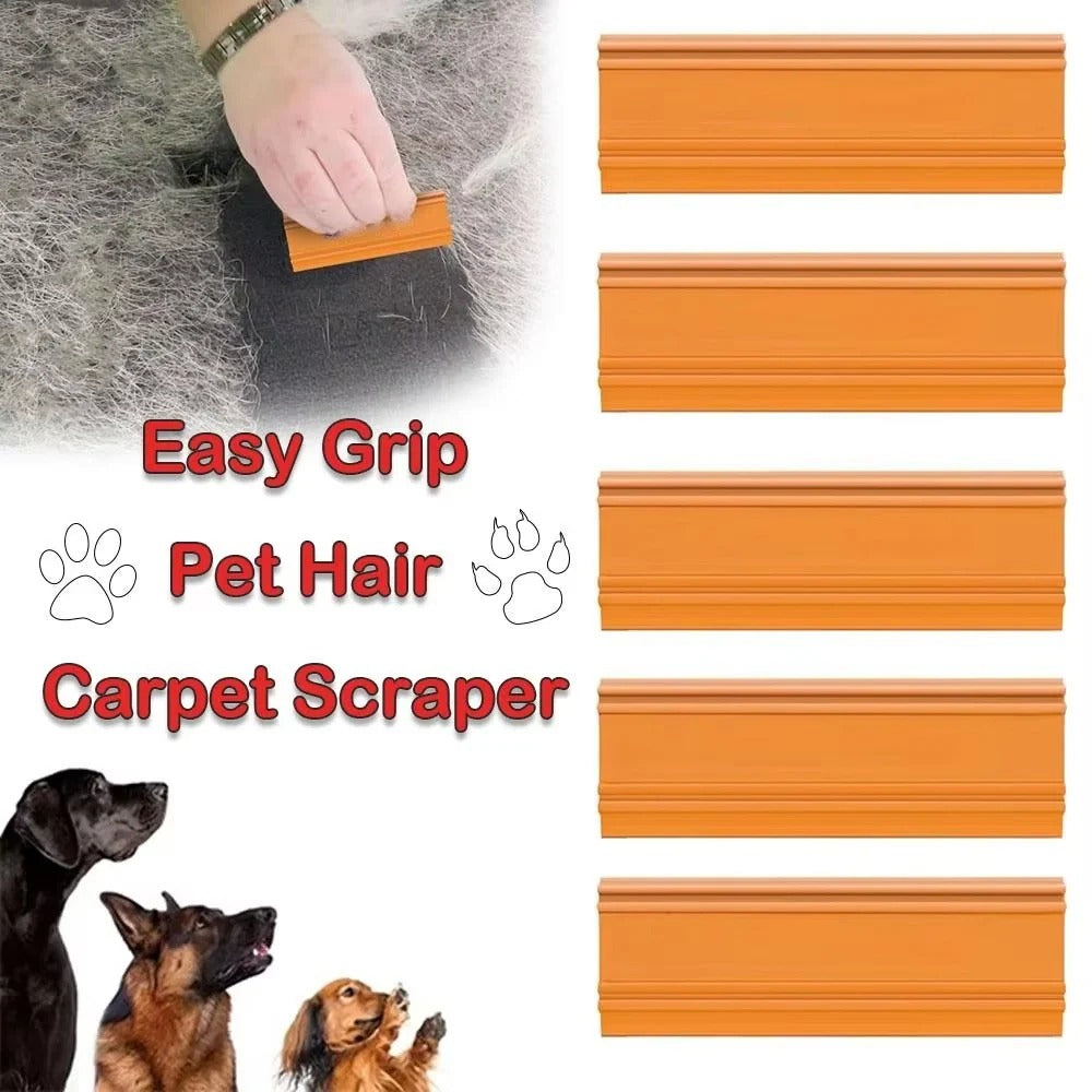 Portable Pet Hair Remover Scraper for Carpets & Furniture - Effective & Easy to Use