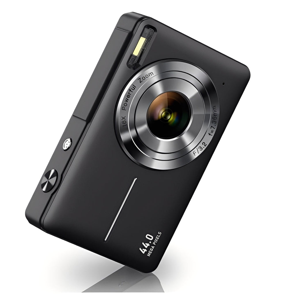 Portable Retro Digital Camera with Built-In Screen - Vintage Style, Compact Design, Perfect for Travel