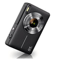 Portable Retro Digital Camera with Built-In Screen - Vintage Style, Compact Design, Perfect for Travel