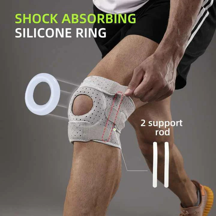 Adjustable Knee Support Brace for Running & Workouts - Ultimate Comfort & Stability