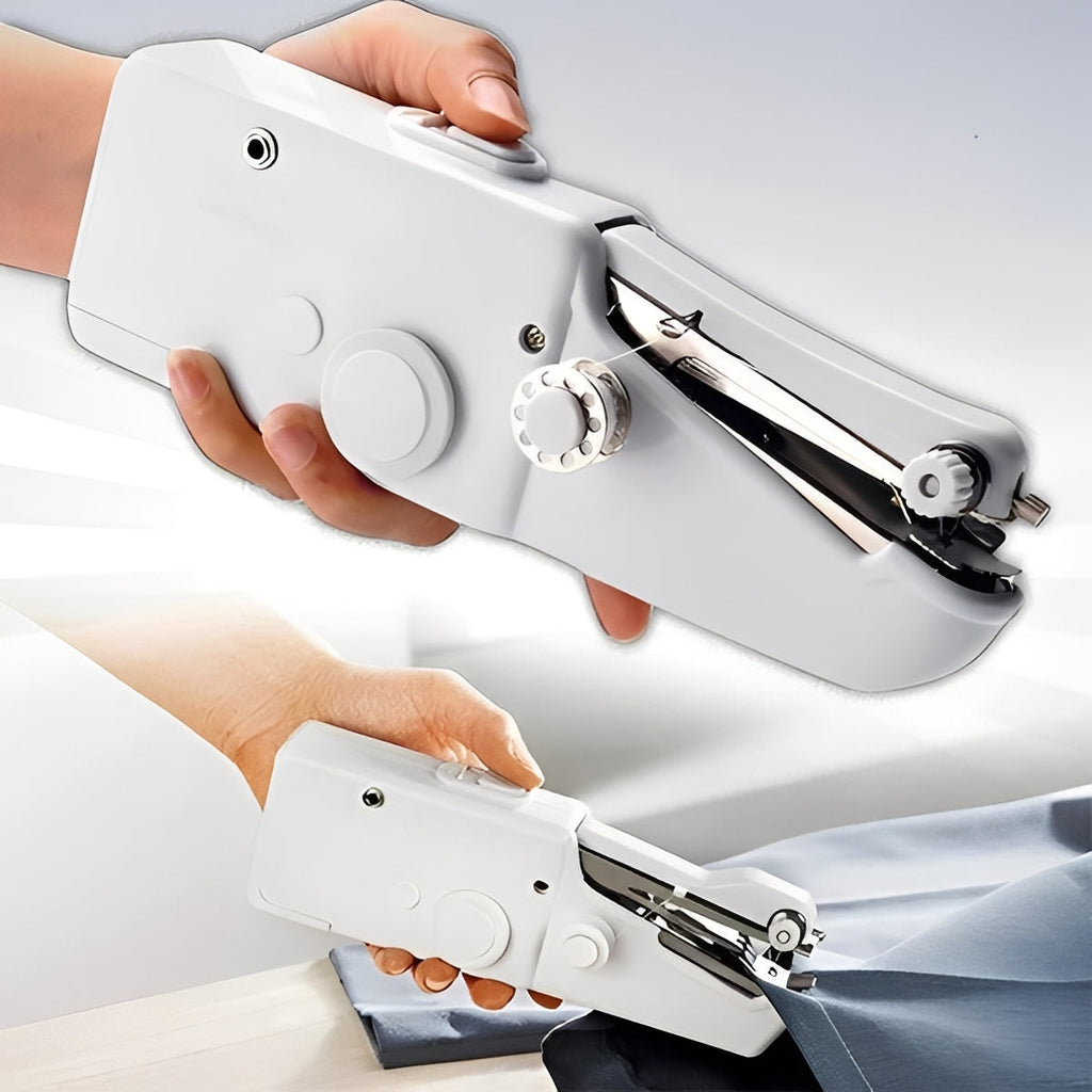 Portable Battery-Powered Handheld Sewing Machine for Lightweight Fabrics - Easy and Convenient Sewing Solution