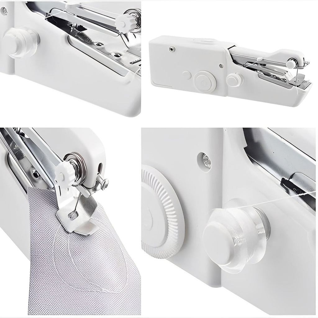 Portable Battery-Powered Handheld Sewing Machine for Lightweight Fabrics - Easy and Convenient Sewing Solution