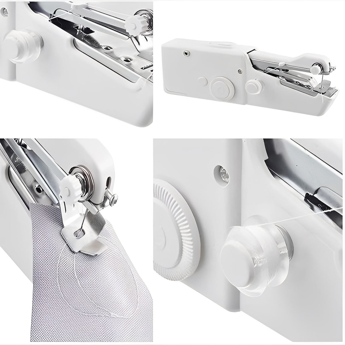 Portable Battery-Powered Handheld Sewing Machine for Lightweight Fabrics - Easy and Convenient Sewing Solution