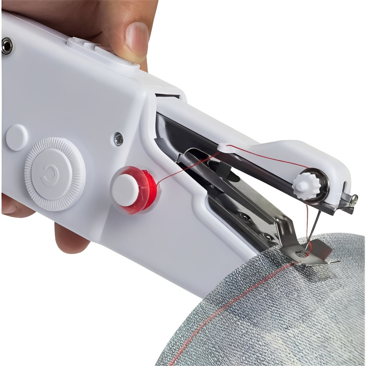 Portable Battery-Powered Handheld Sewing Machine for Lightweight Fabrics - Easy and Convenient Sewing Solution