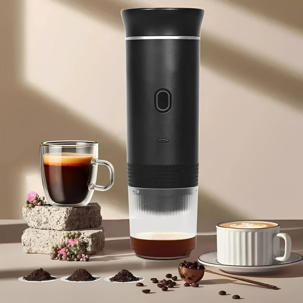 Portable USB Coffee Maker - 3 Brewing Modes for On-the-Go Convenience