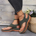 Women's Supportive Open Toe Sandals with Comfort Footbed – Stylish & Durable Summer Footwear