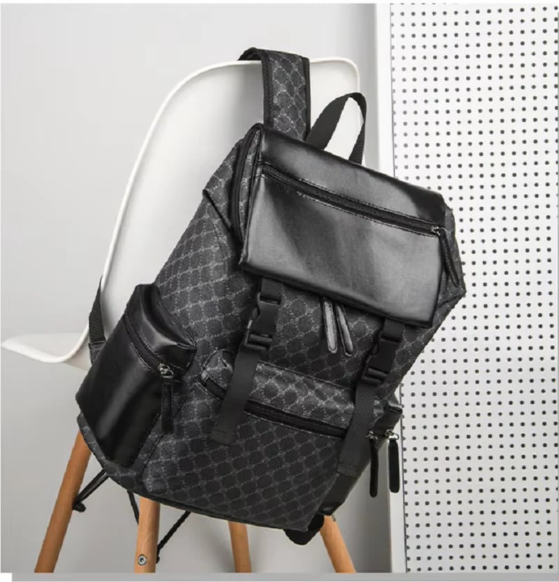 Premium Leather Laptop Backpack - Stylish Travel & Daily Commuting Bag