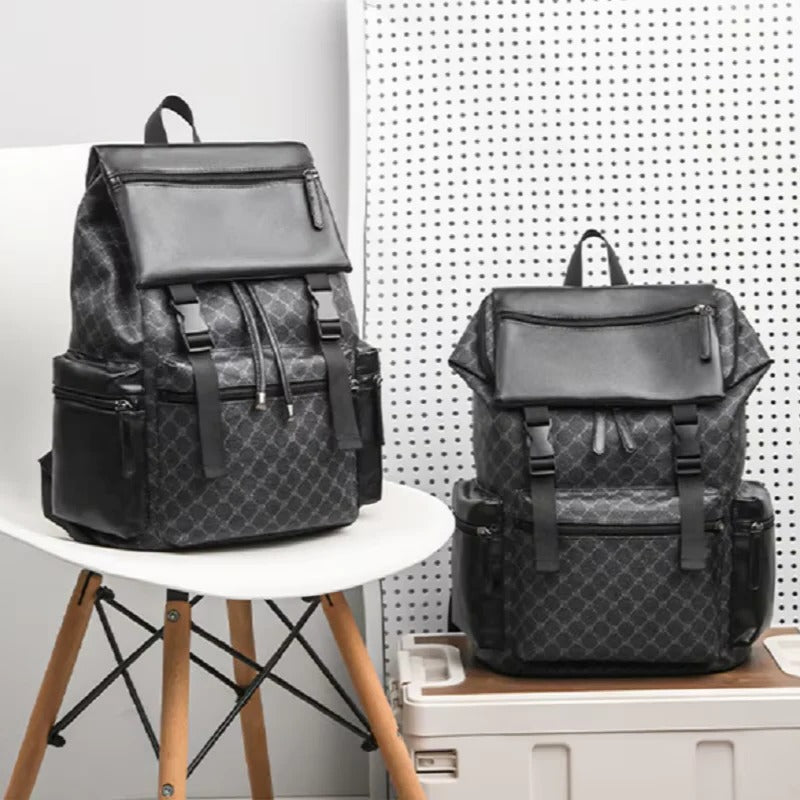 Premium Leather Laptop Backpack - Stylish Travel & Daily Commuting Bag