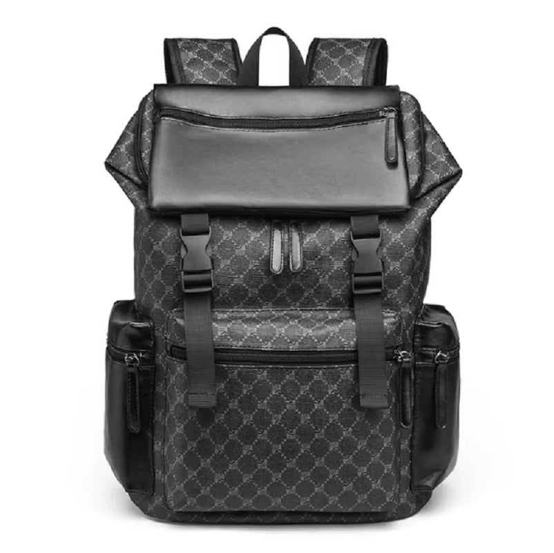 Premium Leather Laptop Backpack - Stylish Travel & Daily Commuting Bag