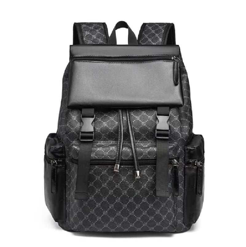 Premium Leather Laptop Backpack - Stylish Travel & Daily Commuting Bag