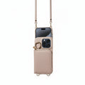 Premium Leather Wallet Case for iPhone - Stylish Card Slots & Secure Zipper Closure