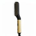 Portable Mini Beard Straightening Brush - Ceramic Heating Technology for Effortless Grooming