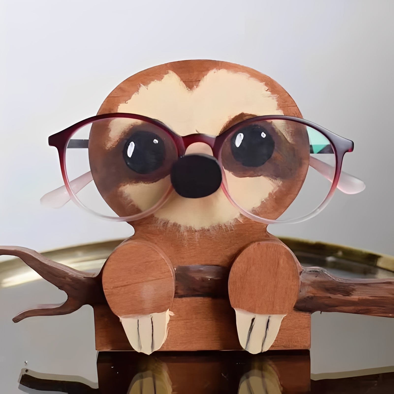 Wooden Animal Eyewear Stand - Stylish Organizer for Glasses & Sunglasses