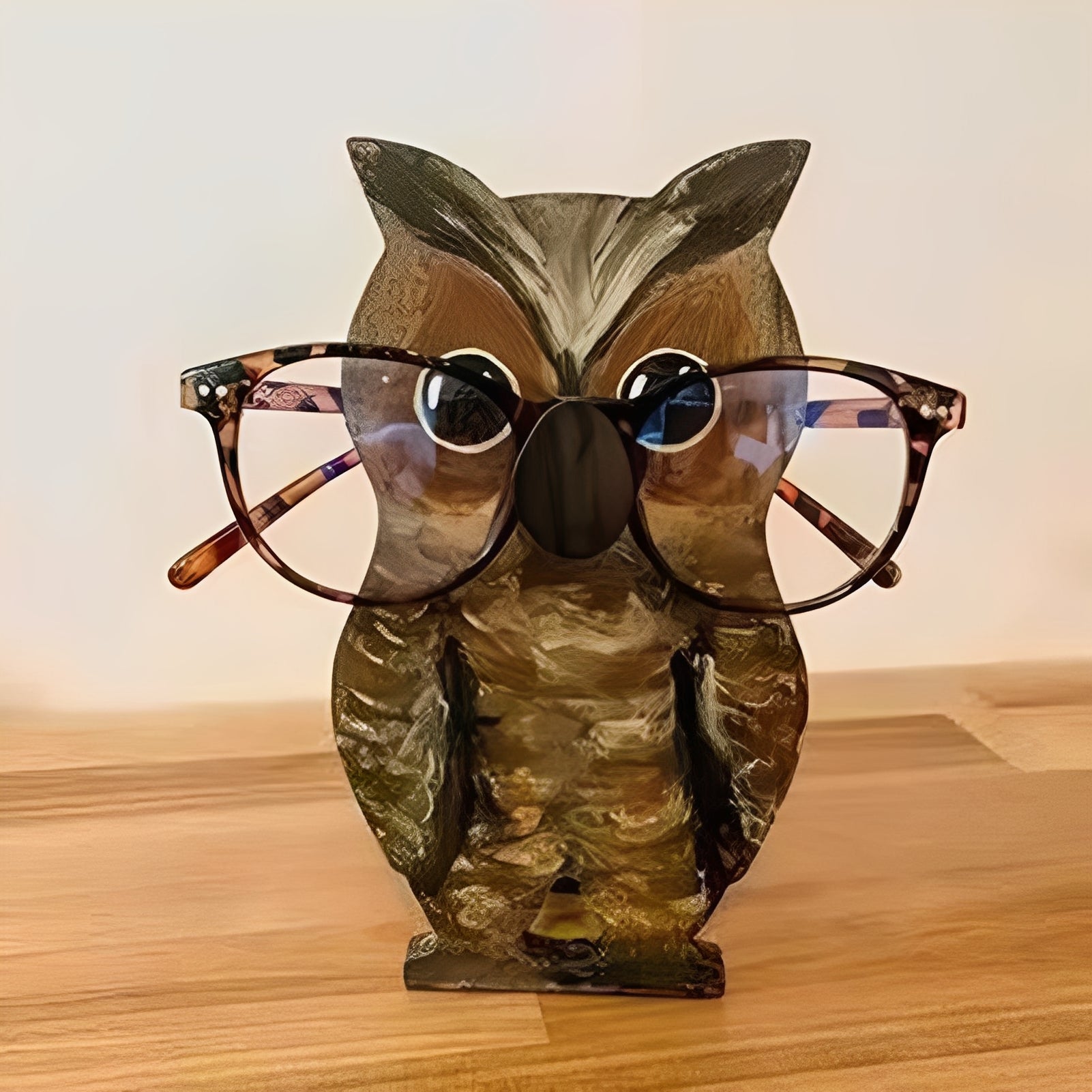 Wooden Animal Eyewear Stand - Stylish Organizer for Glasses & Sunglasses