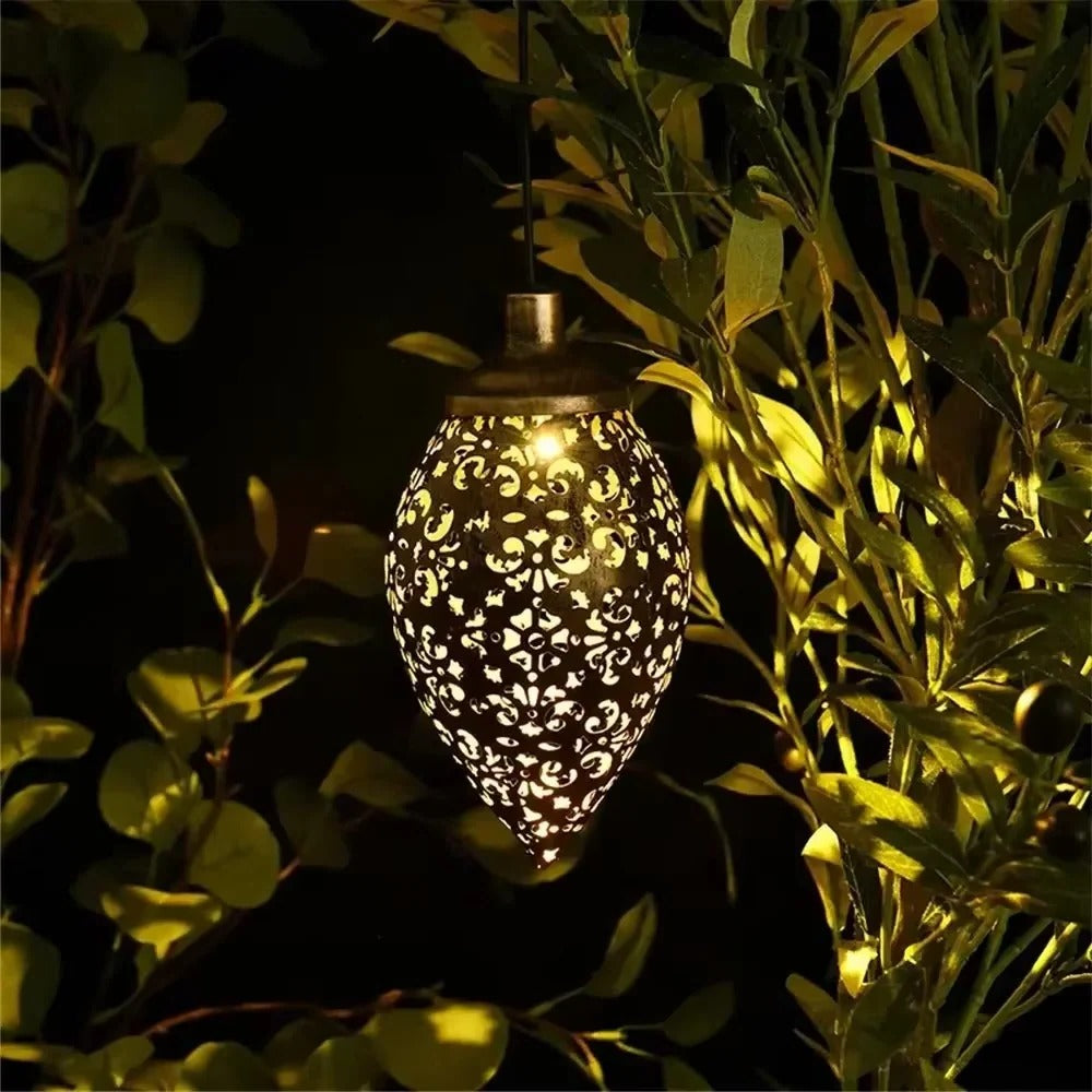Solar Powered Water Drop Garden Light - Eco-Friendly Outdoor Decoration for Pathways and Landscapes