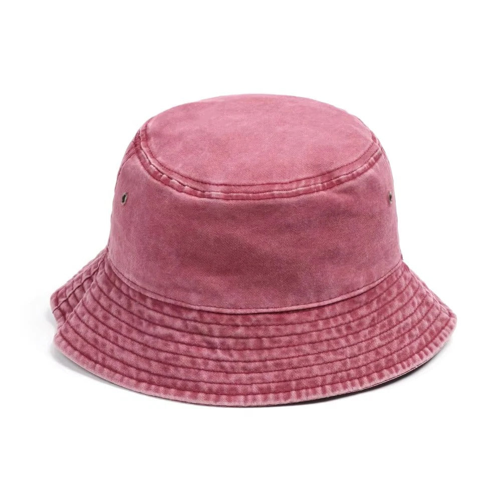 Versatile Foldable Denim Bucket Hat - Comfortable Cotton Material for All-Day Style