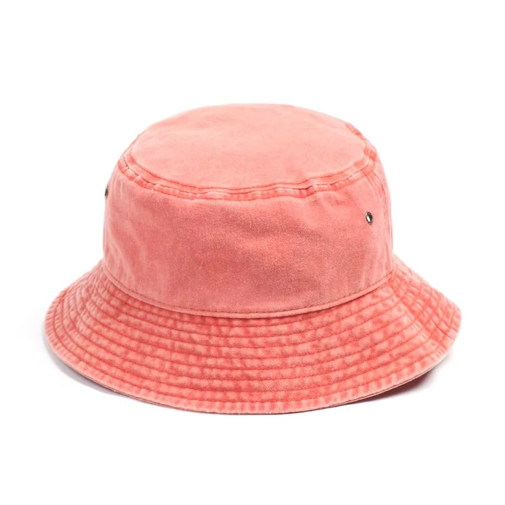Versatile Foldable Denim Bucket Hat - Comfortable Cotton Material for All-Day Style