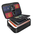 Premium Portable Document Organizer with Durable Reinforced Handles & Secure Zippers - Ideal for Home, Office, and Travel