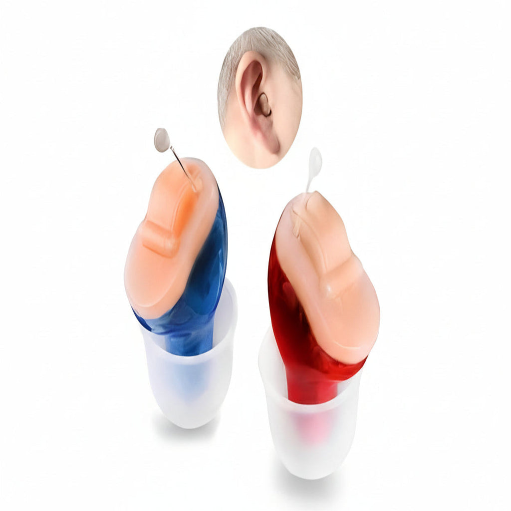 Rechargeable In-Ear Hearing Aids - OTC Digital Hearing Support for Clear Sound & Comfort