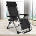 Portable Outdoor Folding Lounge Chair with Reclining Feature, Cup Holder & Comfortable Patio Seating
