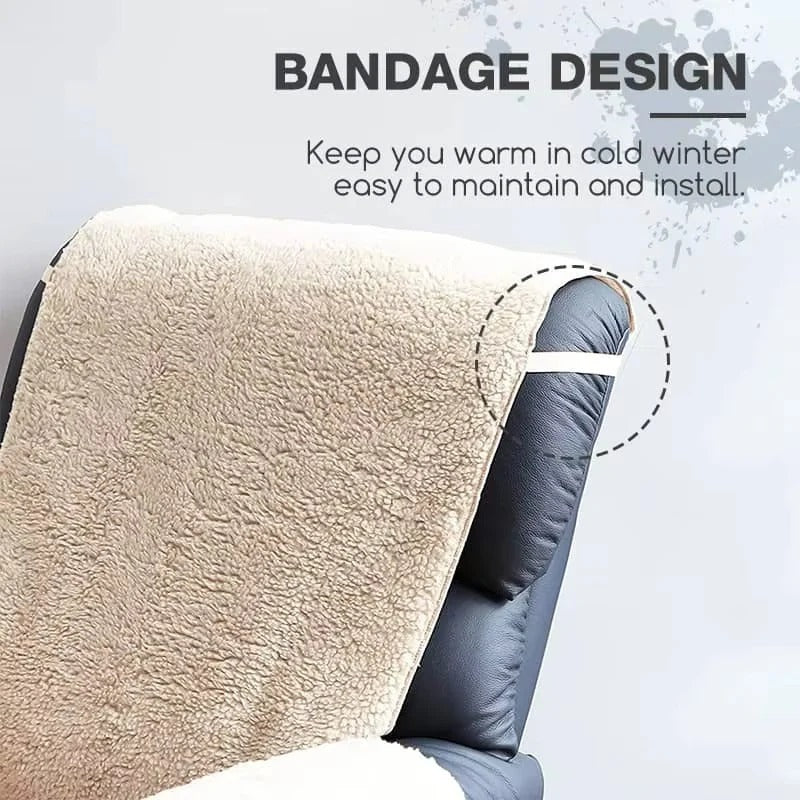 Premium Plush Fleece Recliner and Armchair Cover with Non-Slip Textured Backing - Soft, Durable, and Easy to Clean