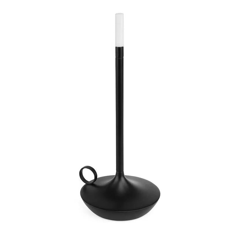 Cordless Rechargeable LED Table Lamp - Elegant Candle Style Design for Home Decor