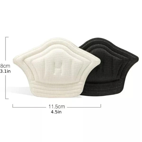 Transparent Silicone Gel Heel Grips for Comfortable Shoe Fit - Non-Slip Cushioning Inserts