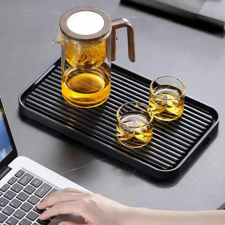 Premium Glass Teapot with Innovative Water Separation Technology & Removable Infuser – Perfect for Loose Leaf Tea