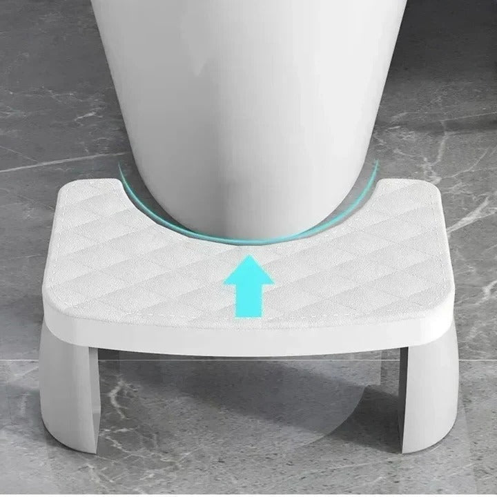 Ergonomic Curved Bathroom Squat Stool for Improved Comfort and Health